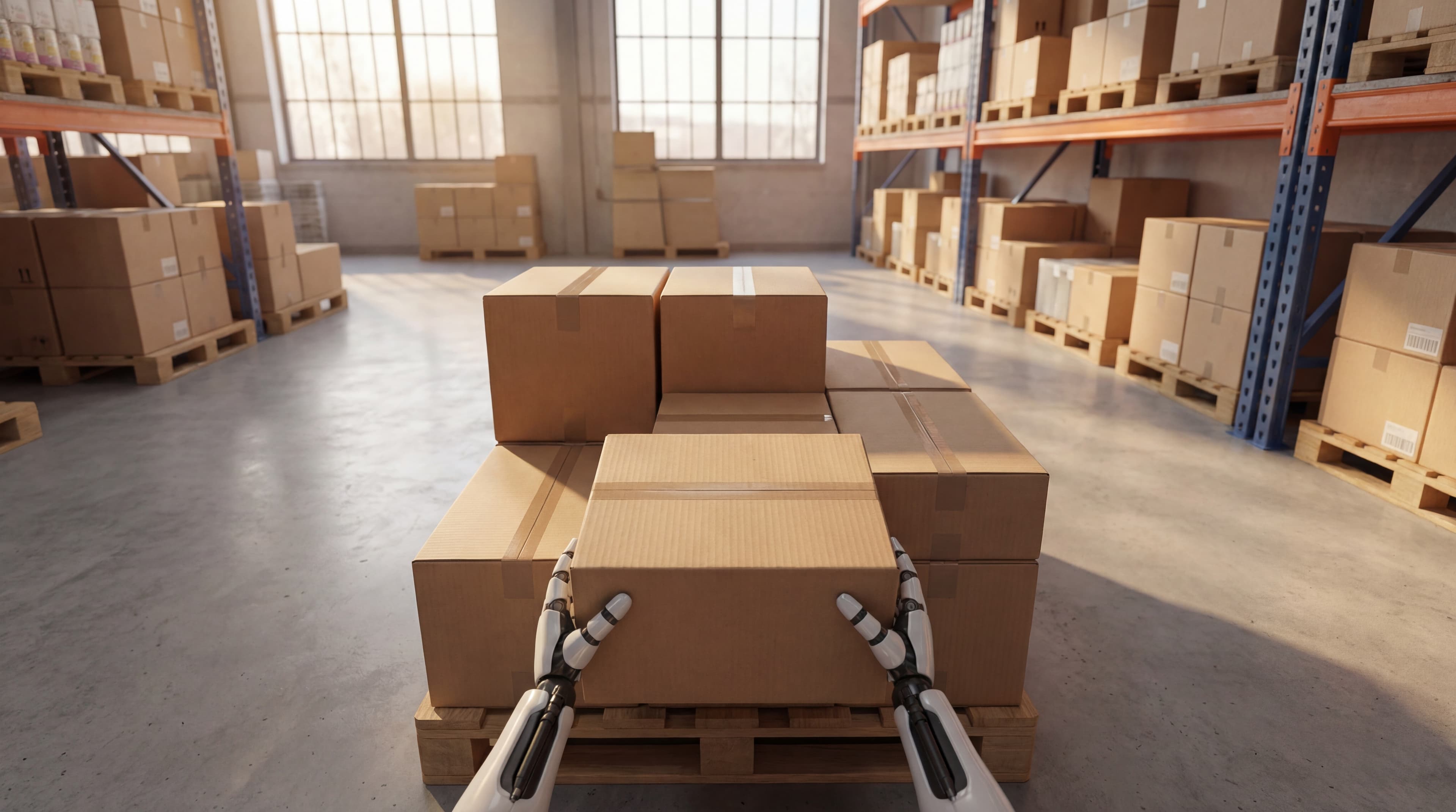 Robot arms in operation