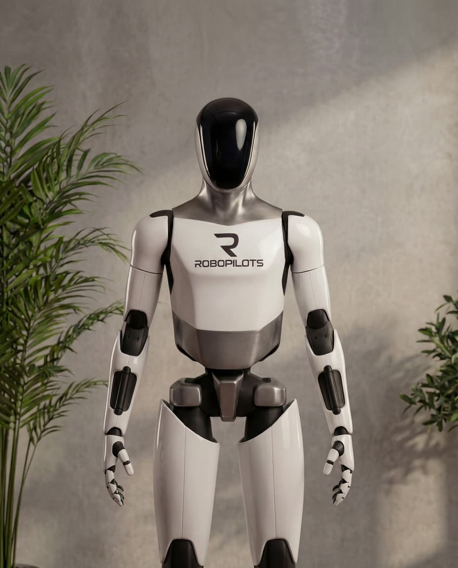 Humanoid robot ready to assist