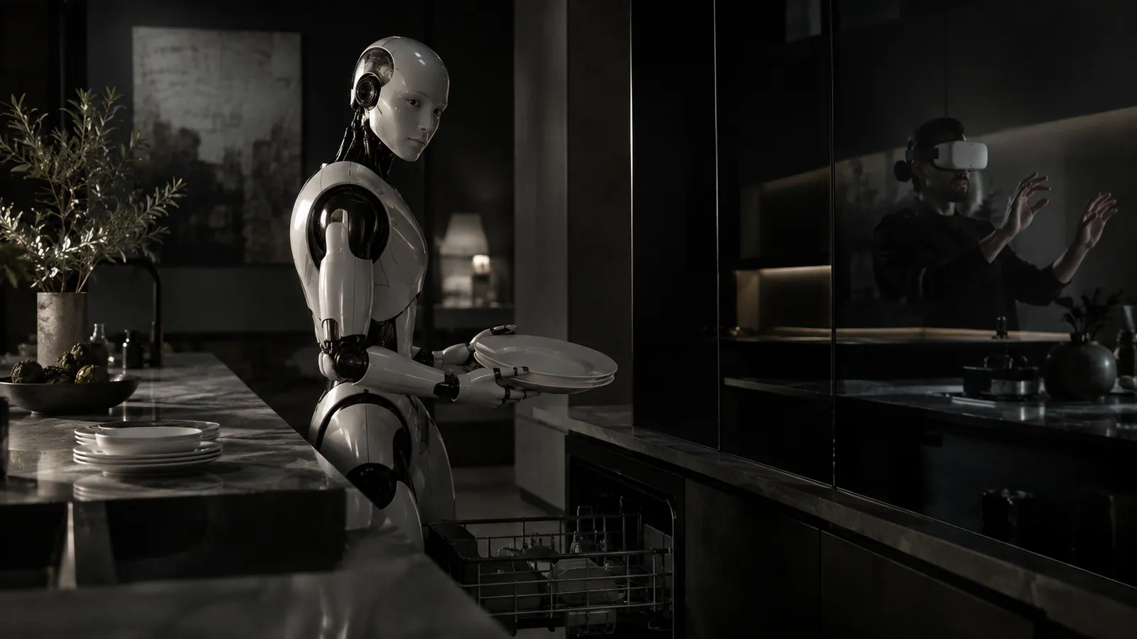 Human-in-the-loop fallback for humanoid and home robots