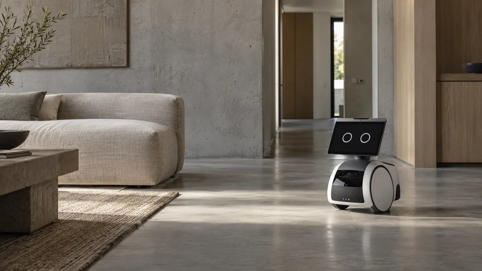 Amazon Astro, Wheeled home-monitoring robot, no arm