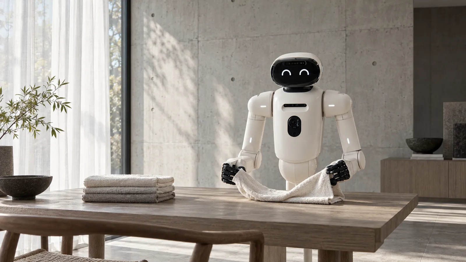 LG CLOiD, Wheeled two-armed home robot (concept)