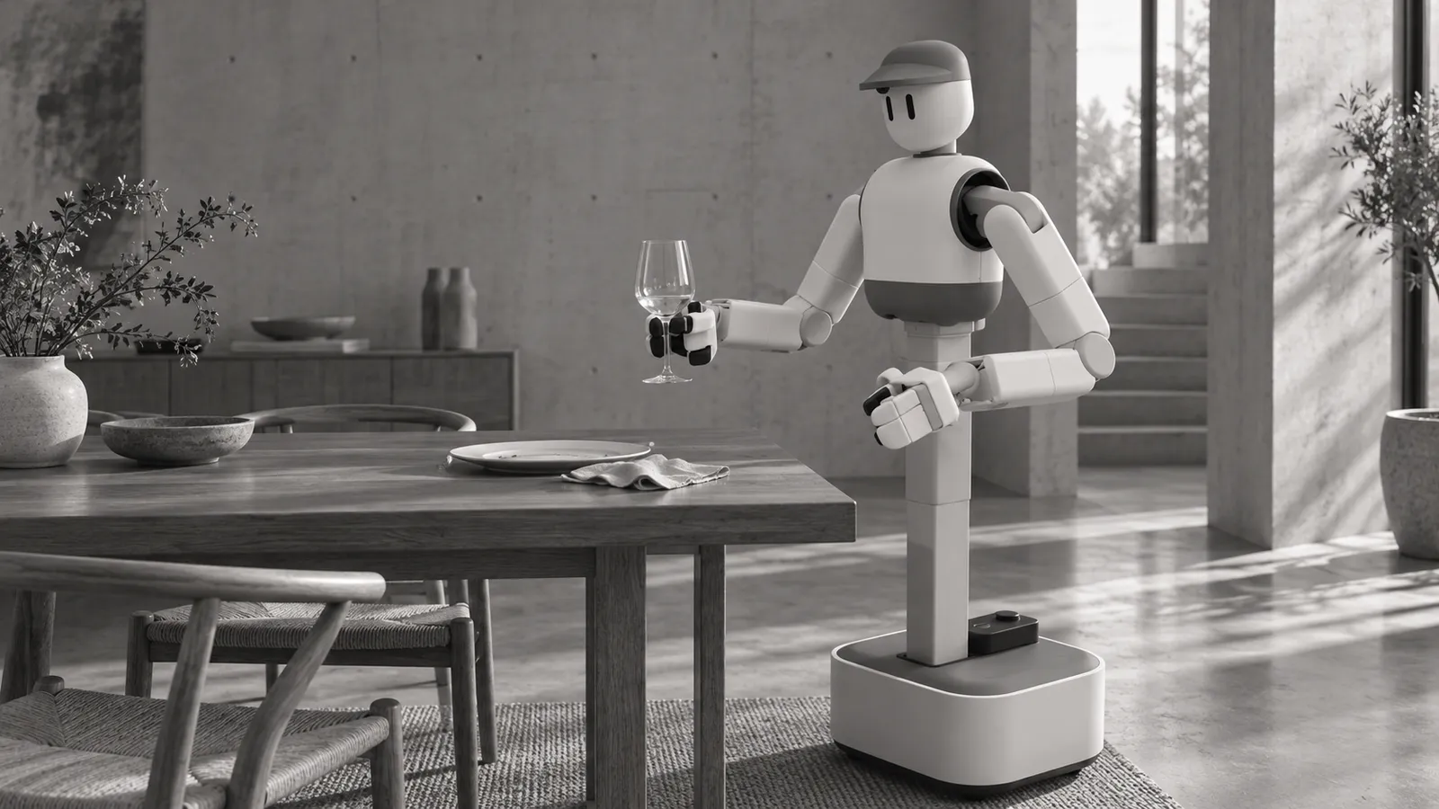 Sunday Memo, Wheeled home robot trained on glove data
