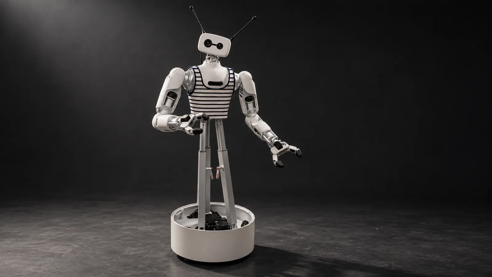 Pollen Robotics Reachy 2, Wheeled bimanual humanoid (open source)